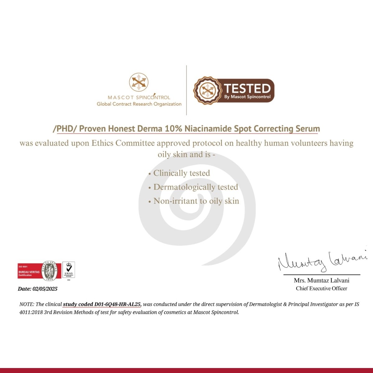 10% Niacinamide Spot Correcting Serum - /PHD/ - Proven Honest Derma
