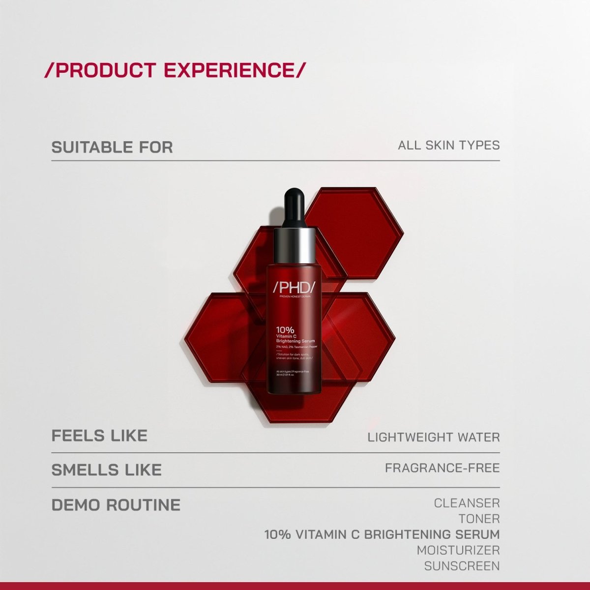 10% Vitamin C Brightening Serum - /PHD/ - Proven Honest Derma