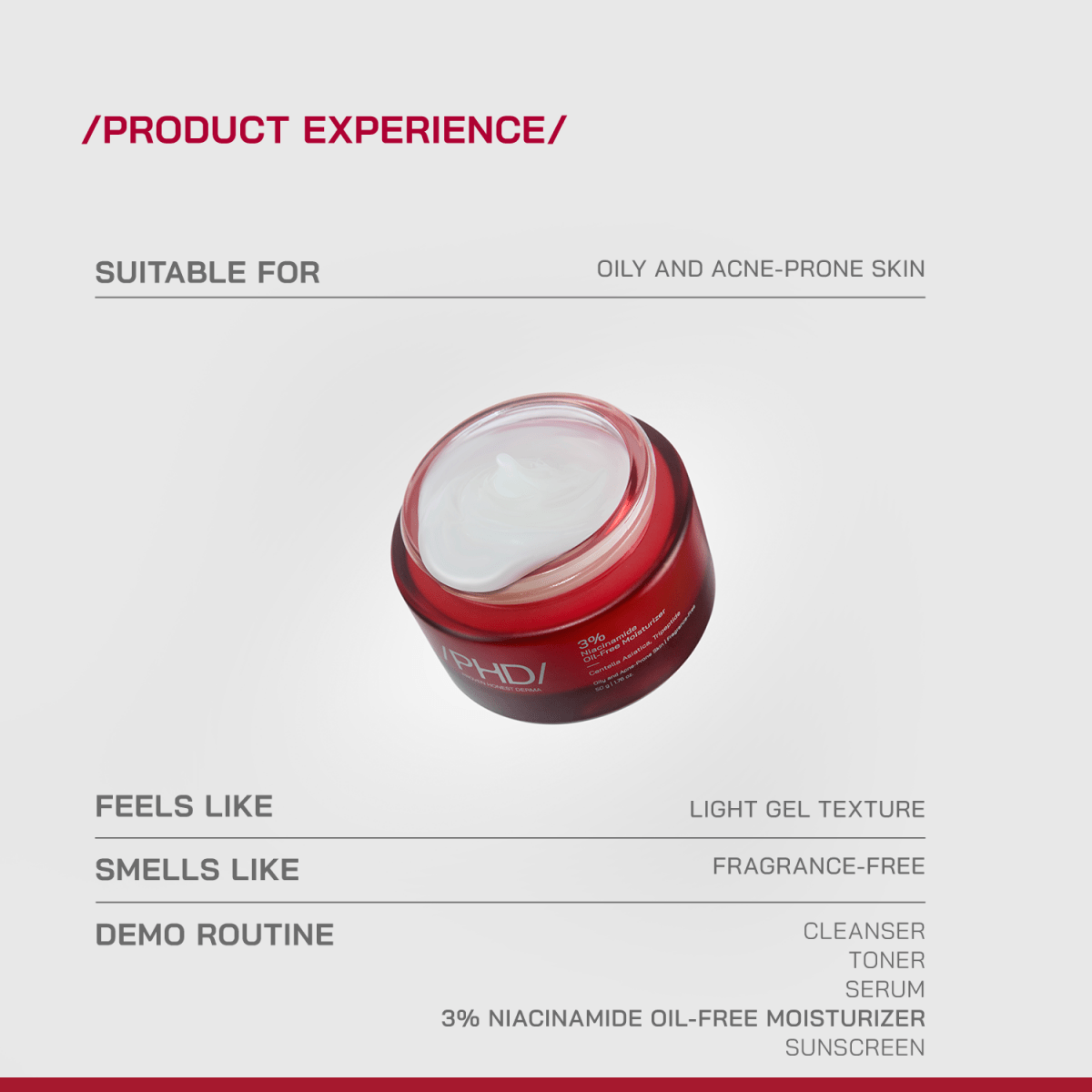 3% Niacinamide Oil - Free Moisturizer - /PHD/ - Proven Honest Derma