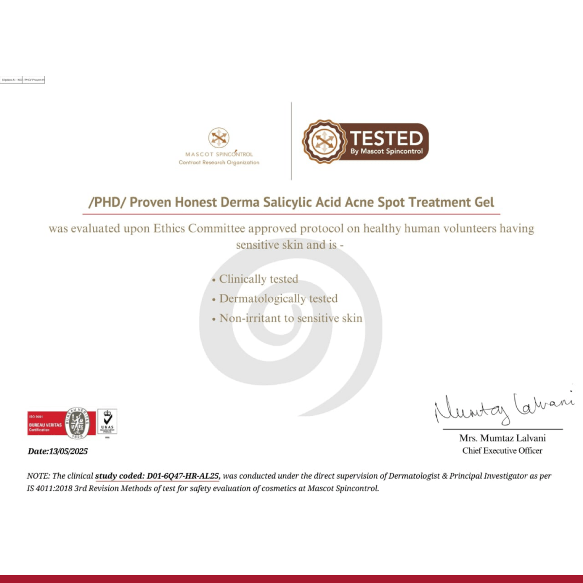 Salicylic Acid Acne Spot Treatment Gel - /PHD/ - Proven Honest Derma