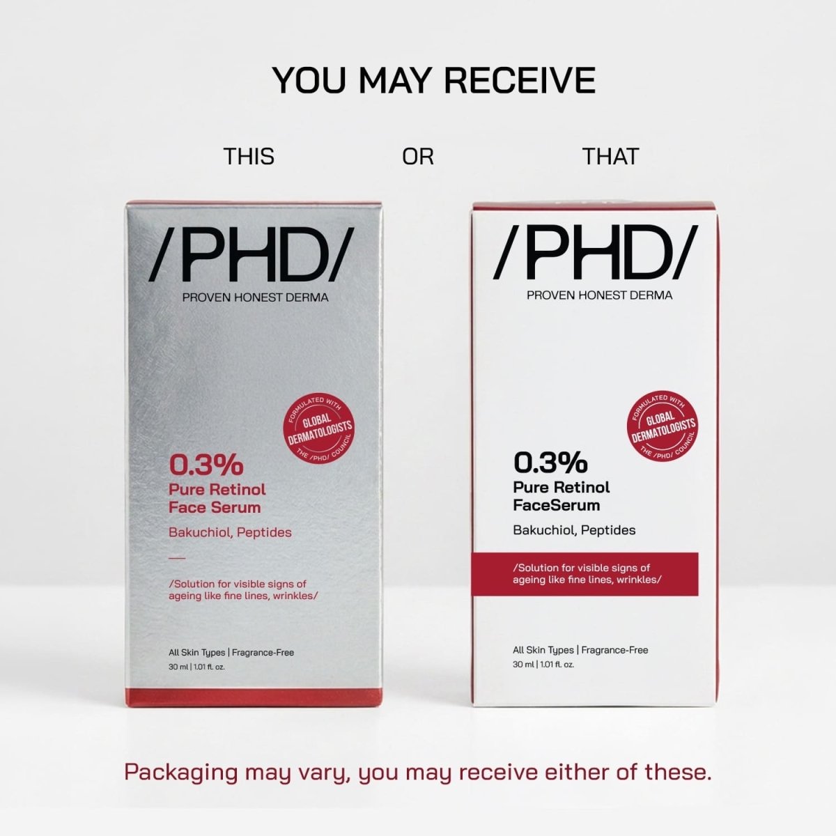 0.3% Pure Retinol Face Serum - /PHD/ - Proven Honest Derma