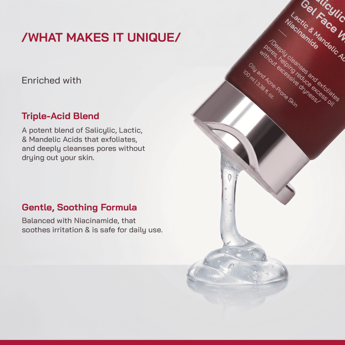 2% Salicylic Acid Gel Face Wash - /PHD/ - Proven Honest Derma