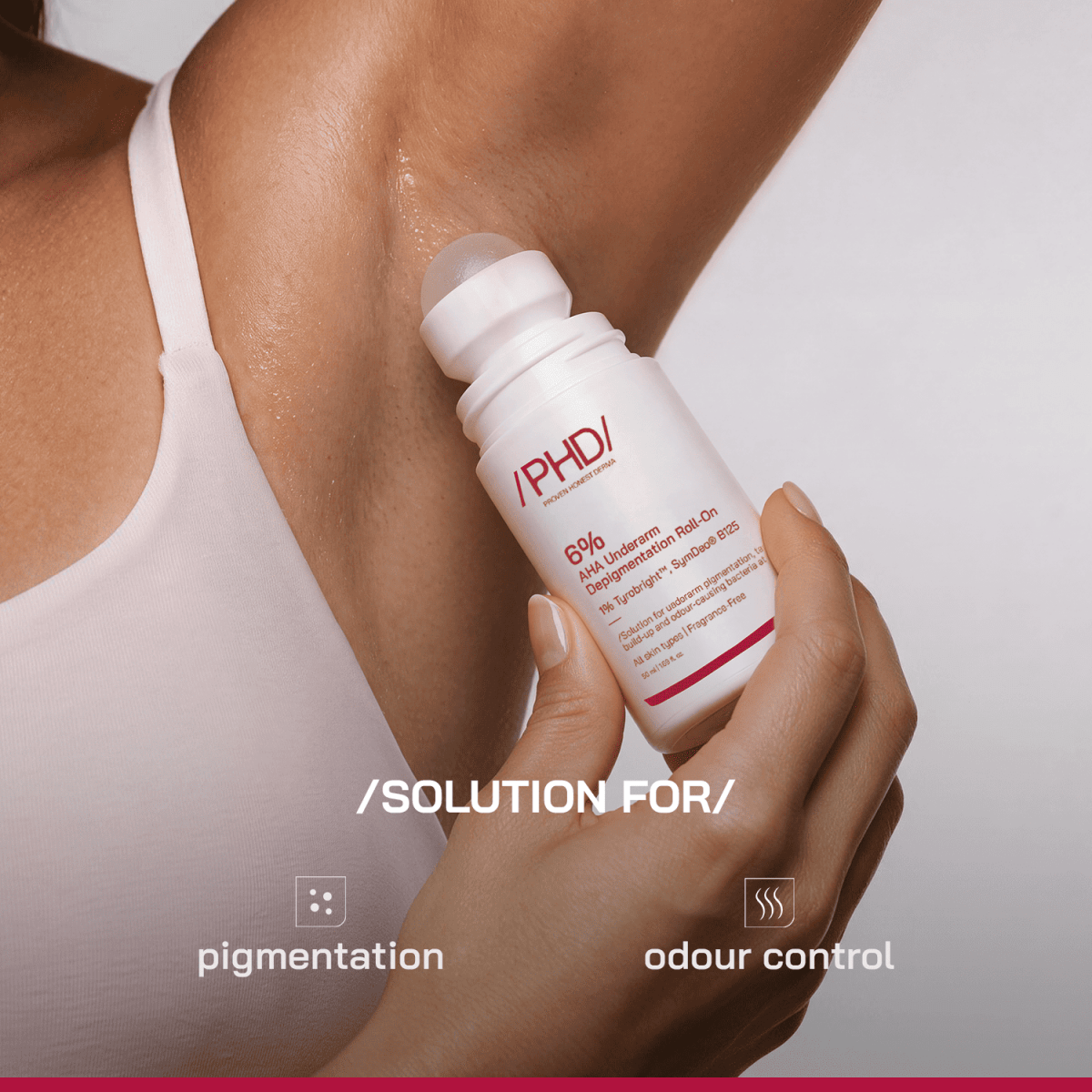 6% AHA Underarm Depigmentation Roll-On - /PHD/ - Proven Honest Derma