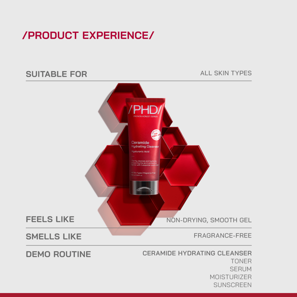 Ceramide Hydrating Cleanser - /PHD/ - Proven Honest Derma