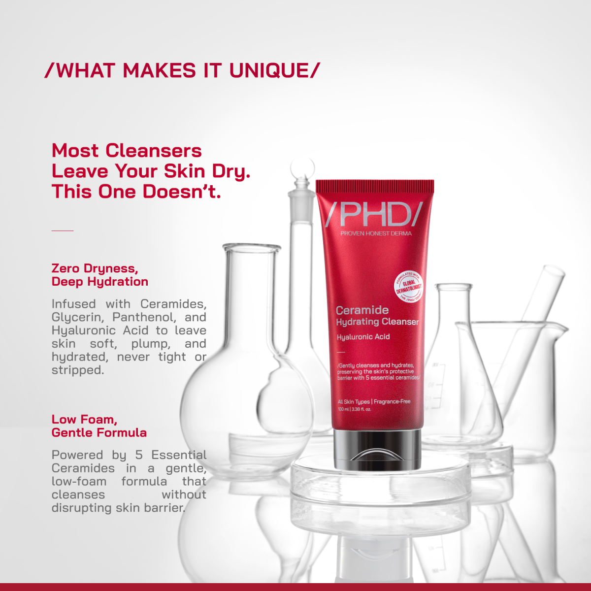 Ceramide Hydrating Cleanser - /PHD/ - Proven Honest Derma